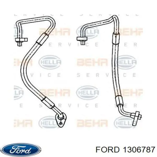 Comprar 1306787 Ford Manguera de aire acondicionado de compresor al condensador