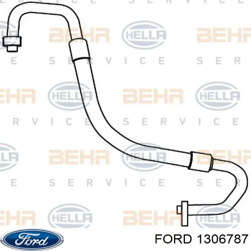 Manguera de aire acondicionado de compresor al condensador Ford 1306787 precio, desde 30,62 EUR