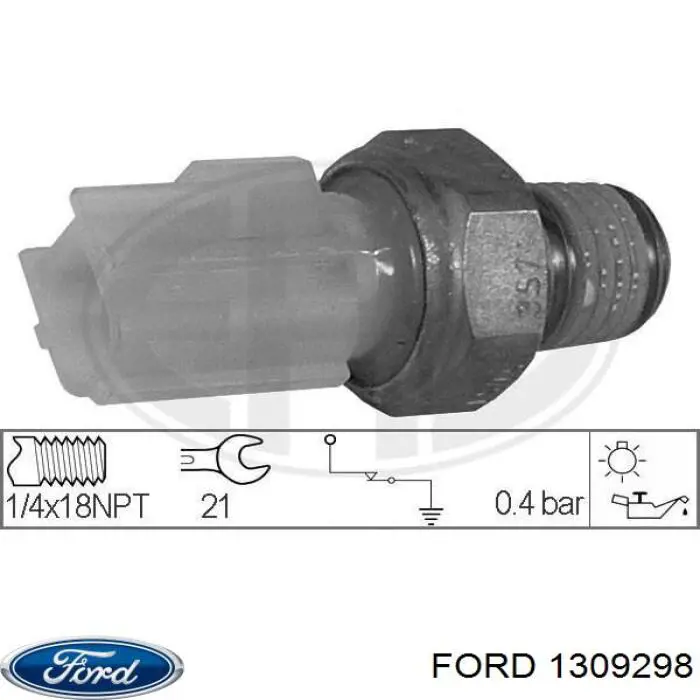 1309298 Ford sensor de presión de aceite