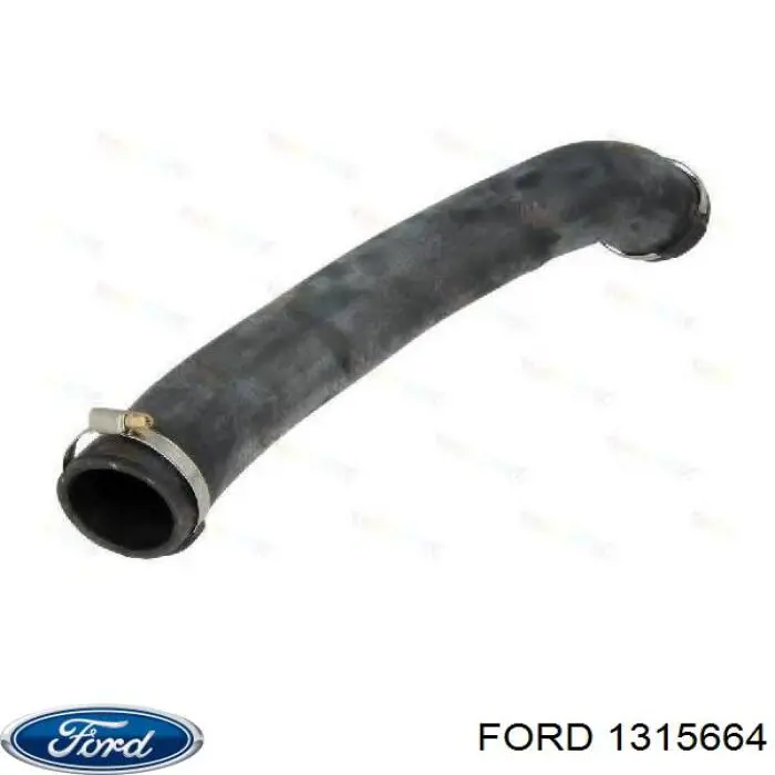 1315664 Ford tubo flexible de aire de sobrealimentación derecho