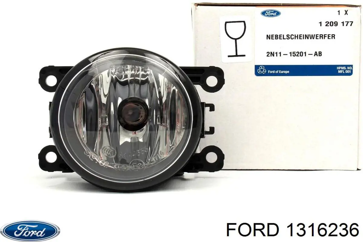 1316236 Ford reparacion automatica de esmalte