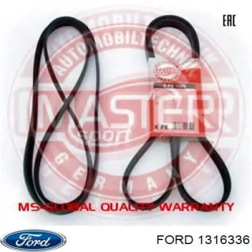 Correa de transmisión trapezoidal Ford 1316336 precio, desde 12,38 EUR