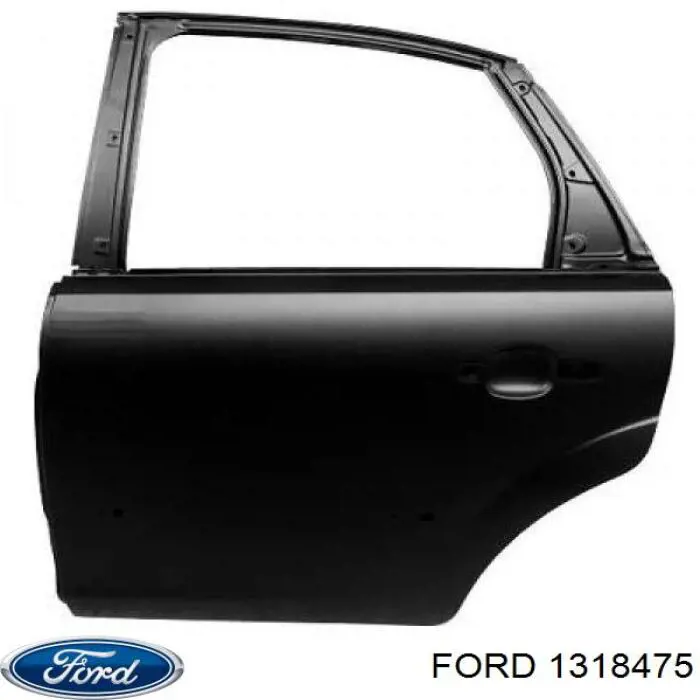 Puerta trasera izquierda para Ford Focus (DA)