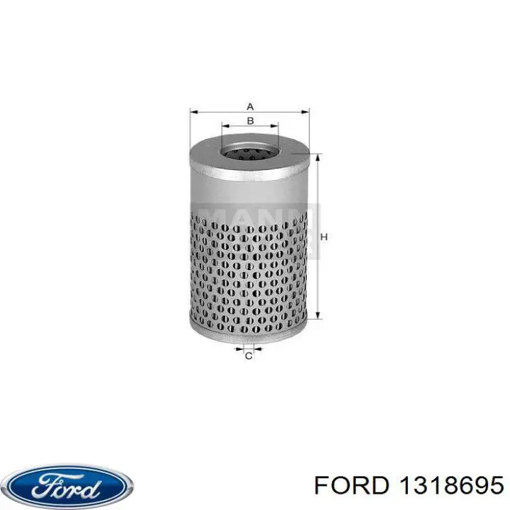 1318695 Ford filtro combustible