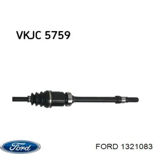 1479769 Ford árbol de transmisión delantero derecho