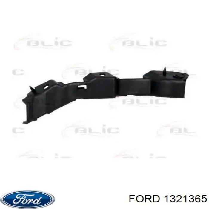 Soporte de parachoques trasero exterior derecho para Ford Fiesta (JH, JD)
