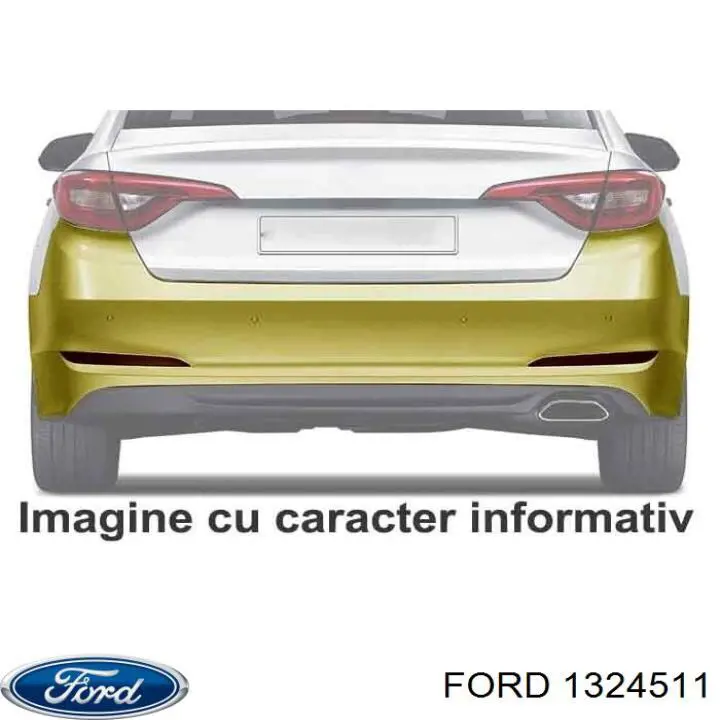 Paragolpes trasero Ford Fusion JU
