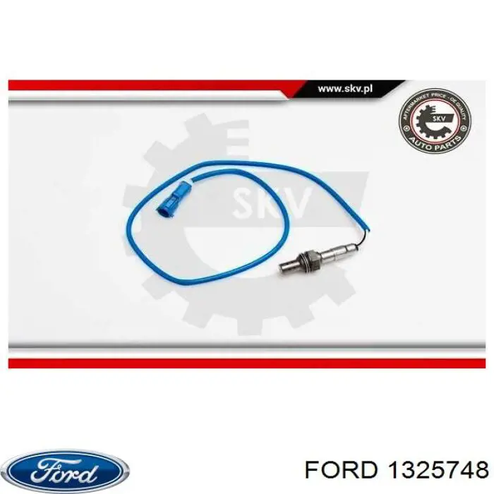 1325748 Ford sonda lambda, sensor de oxígeno despues del catalizador izquierdo