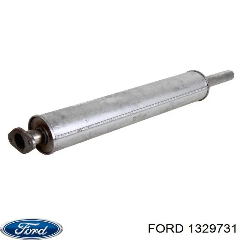 1480027 Ford silenciador delantero