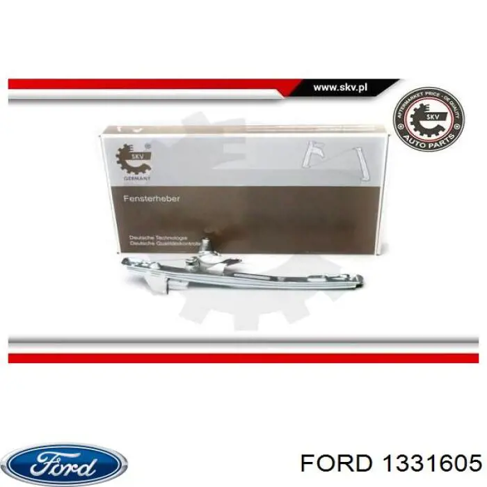 Comprar 1331605 Ford Mecanismo de elevalunas de la puerta trasera derecha