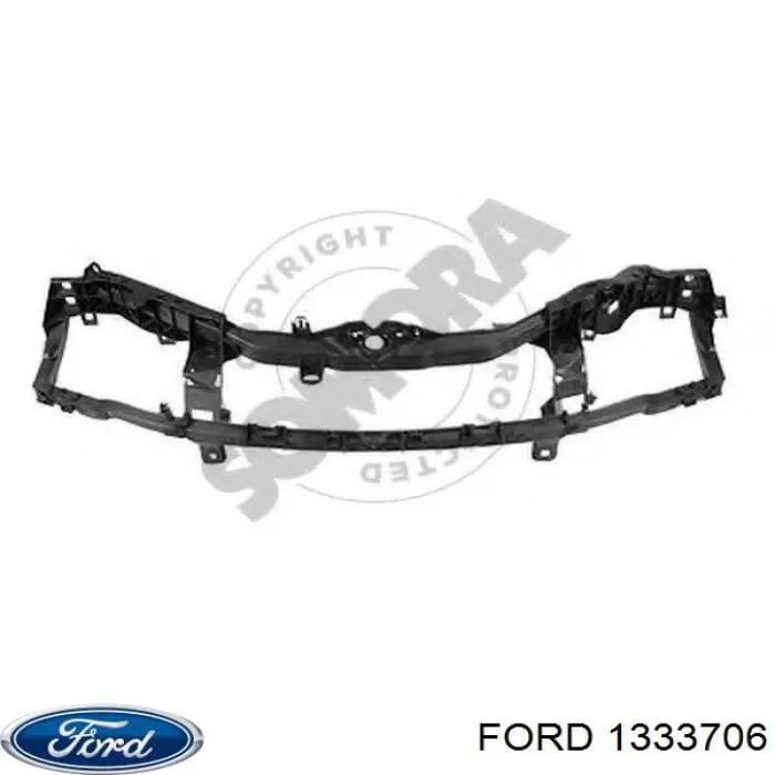 1333706 Ford soporte de radiador completo