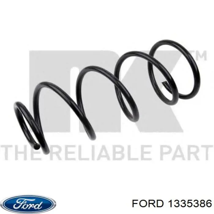 1335386 Ford muelle de suspensión eje delantero