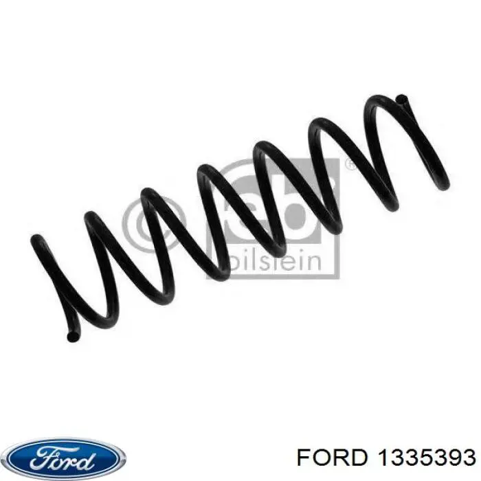 1335393 Ford muelle de suspensión eje trasero