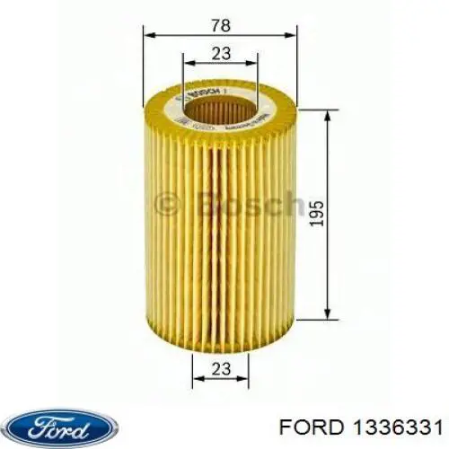 1336331 Ford puerta trasera de maletero (3/5a puerta trasera)