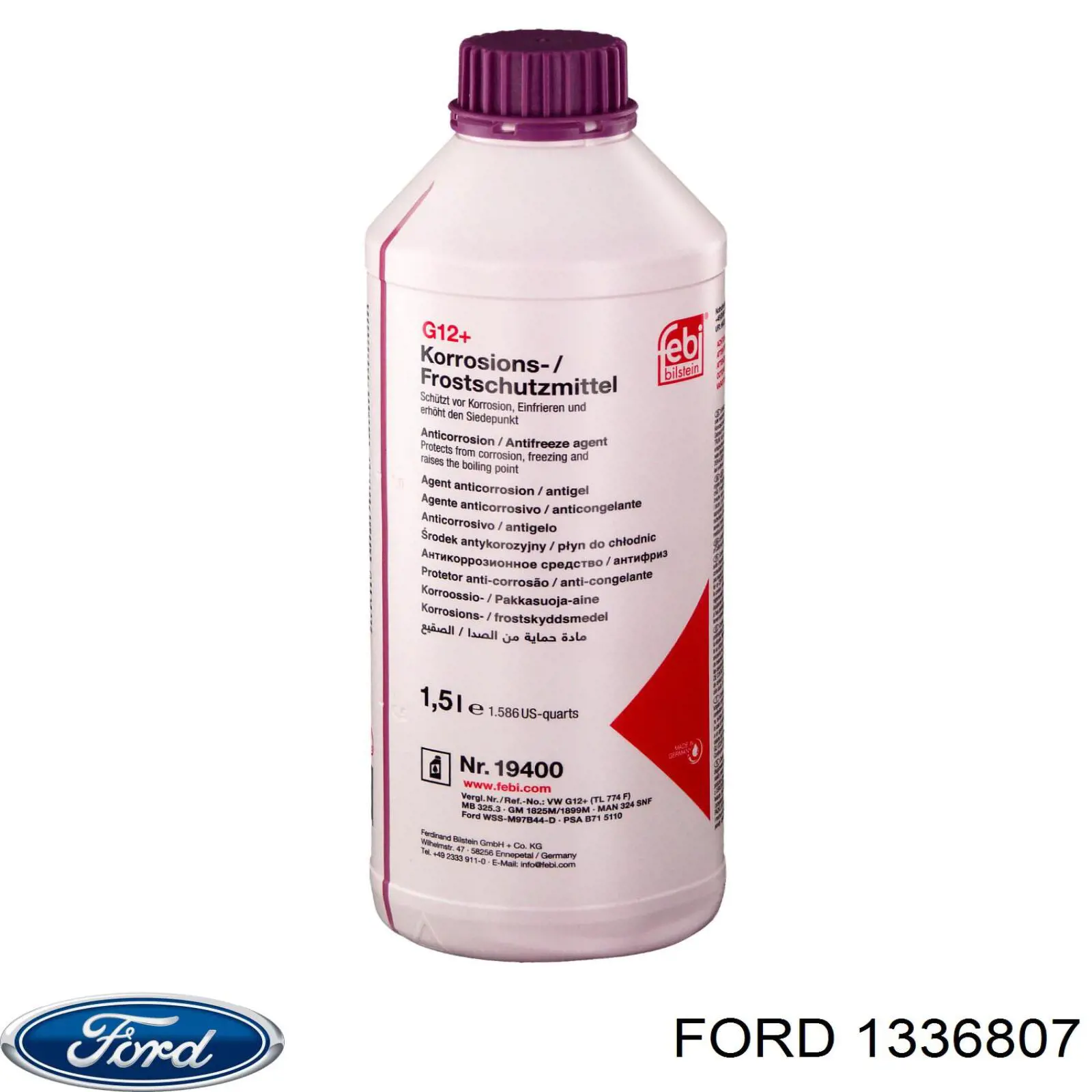 Líquido anticongelante Ford (1336807)