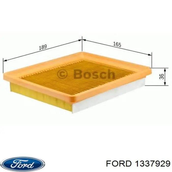 1337929 Ford filtro de aire