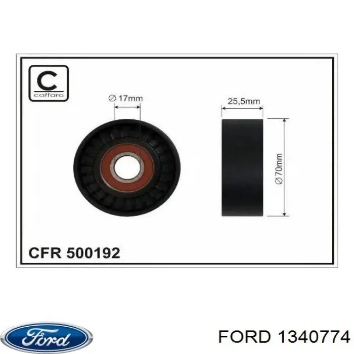 Soporte alternador Ford Fiesta VAN 