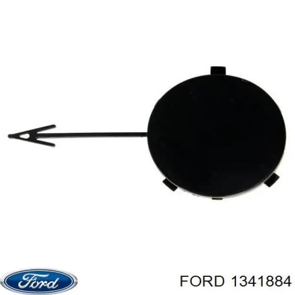 Cobertura de parachoques, enganche de remolque, delantera para Ford Mondeo (BWY)