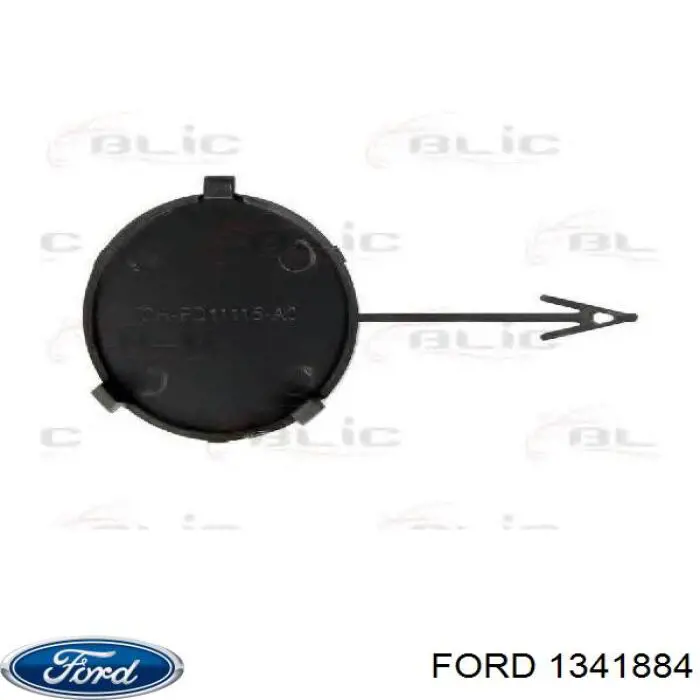 Tapa cubre gancho de remolque para parachoques delantera Prasco FD1071236 precio, desde 6,76 EUR