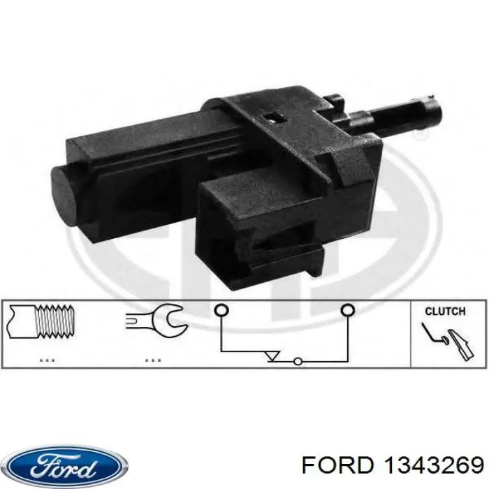 Interruptor de embrague Ford 1343269 precio, desde 16,27 EUR