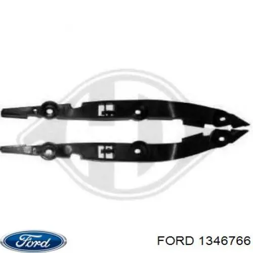 1320583 Ford soporte de parachoques delantero derecho