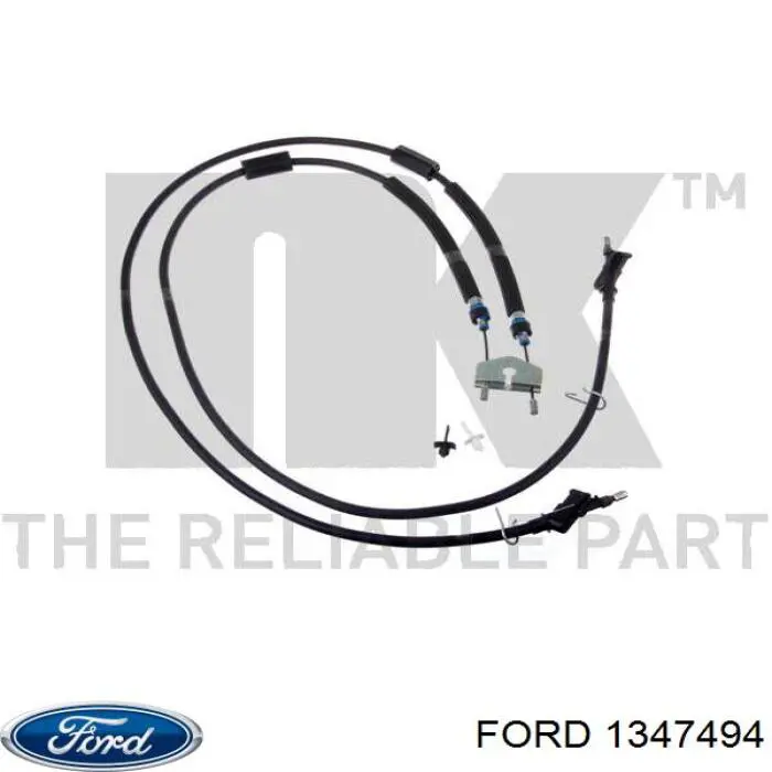 1347494 Ford cable de freno de mano trasero derecho/izquierdo