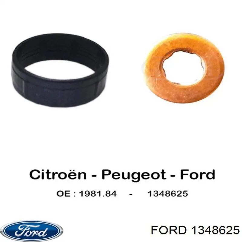 1348625 Ford junta de inyectores