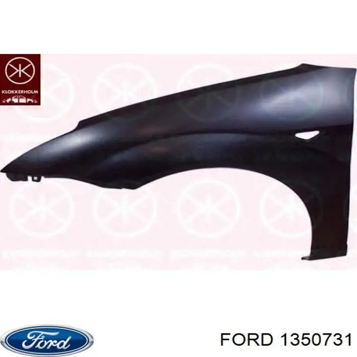 1350731 Ford guardabarros delantero derecho