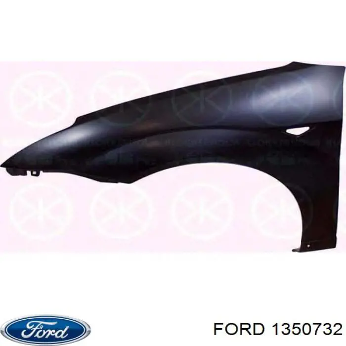 Guardabarros delantero izquierdo para Ford Focus (DAW, DBW)