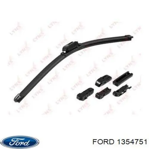 Escobillas de limpiaparabrisas delanteras Ford 1354751