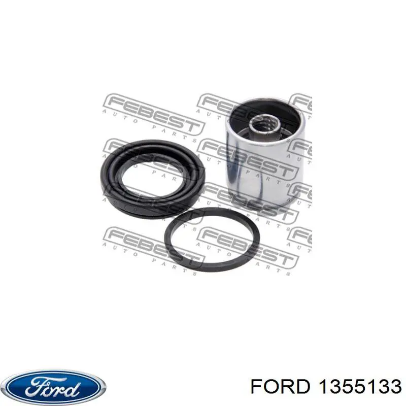 1355133 Ford pinza de freno trasera izquierda