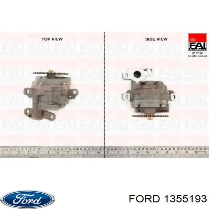 1355193 Ford bomba de aceite