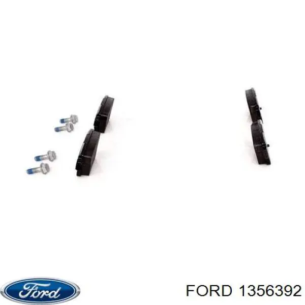 1356392 Ford pastillas de freno traseras