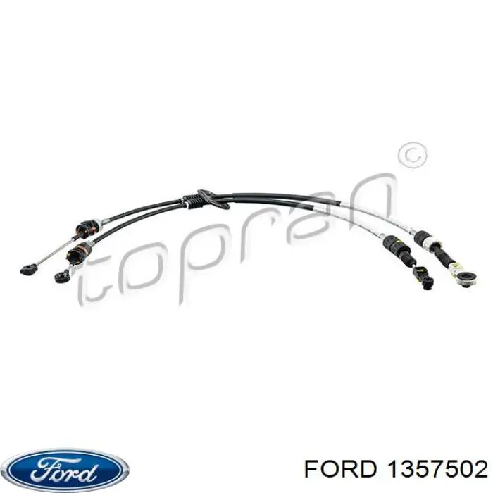 1357502 Ford cables de caja de cambios