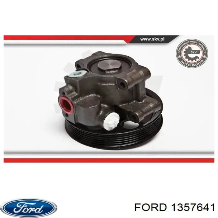 Bomba de dirección hidráulica Ford 1357641