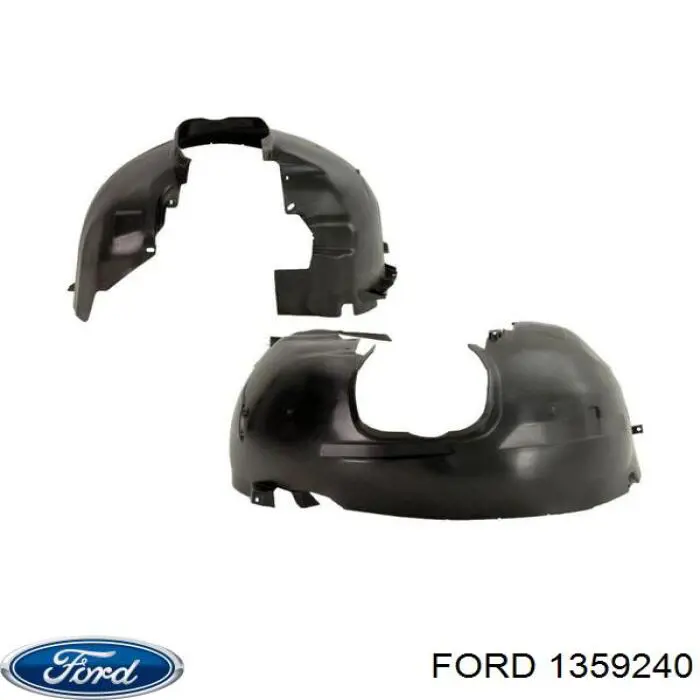 Comprar 1359240 Ford Guardalodos interior izquierdo, guardafango delantero