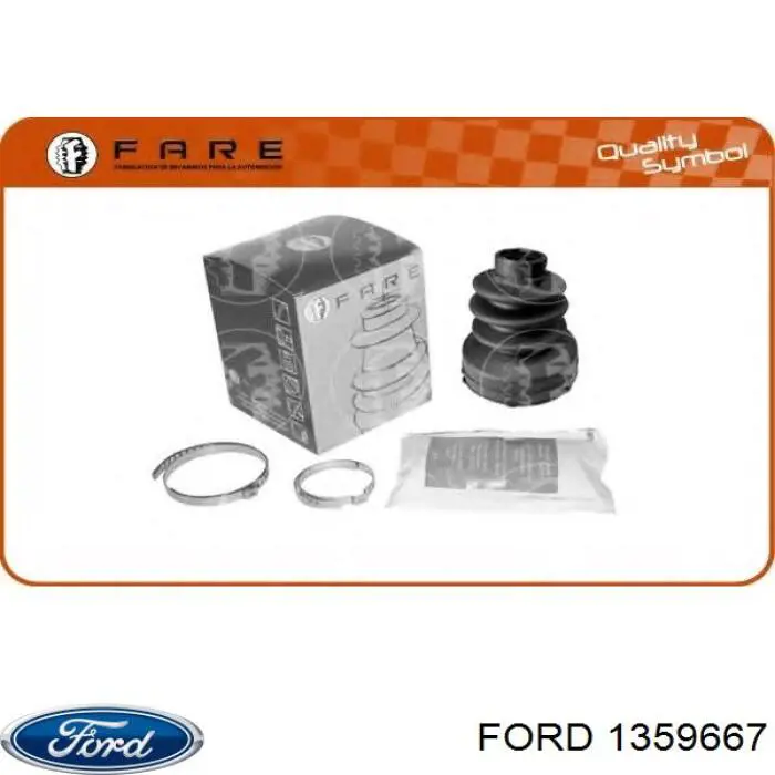 1359667 Ford fuelle, árbol de transmisión exterior izquierdo