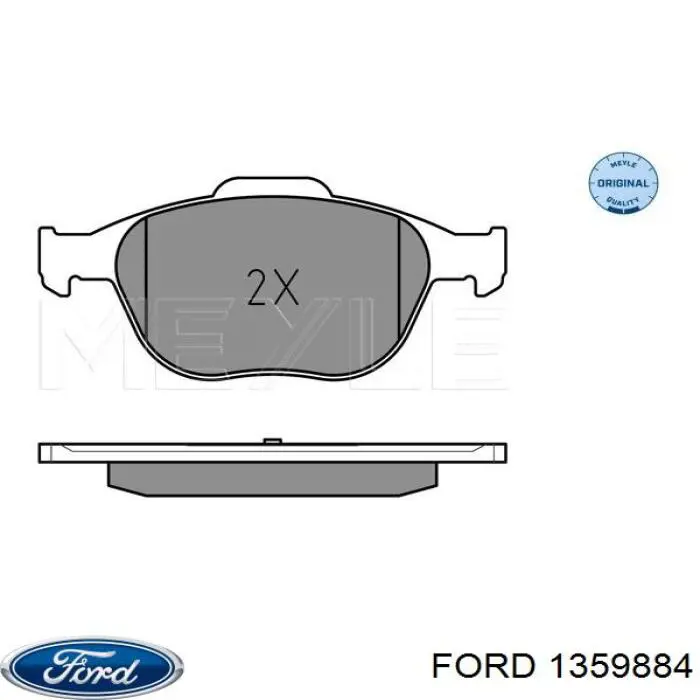 Comprar 1359884 Ford Pastillas delanteras de freno