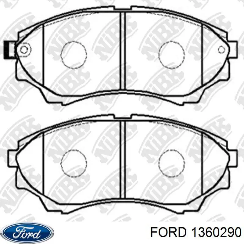 Pastillas freno delanteras Ford 1360290 precio, desde 23,76 EUR