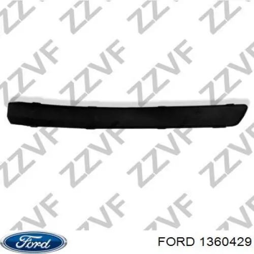 Moldura de parachoques trasero derecho para Ford Focus (DA)