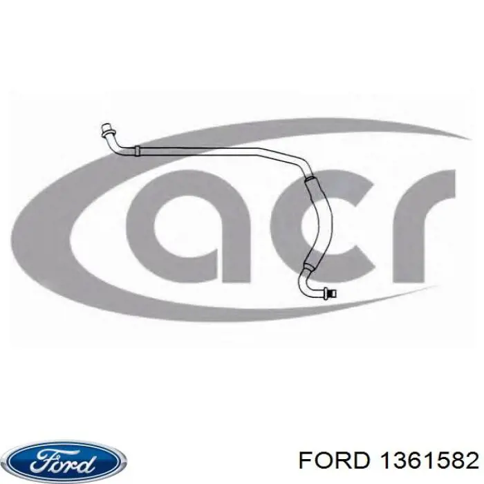 Comprar 1361582 Ford Manguera de aire acondicionado de radiador al deshidratador