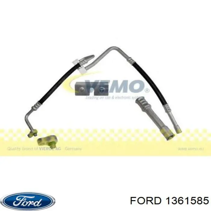 1361585 Ford tubería de alta presión, aire acondicionado, de compresor aire acondicionado a condensador