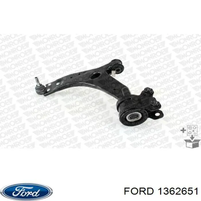 Comprar 1362651 Ford Brazo inferior izquierdo de la suspensión delantera