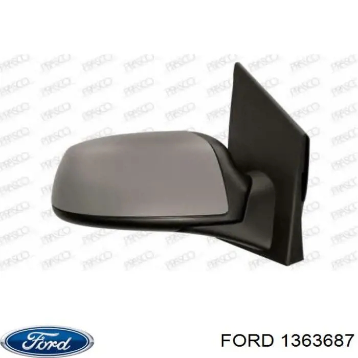 1363687 Ford espejo retrovisor derecho