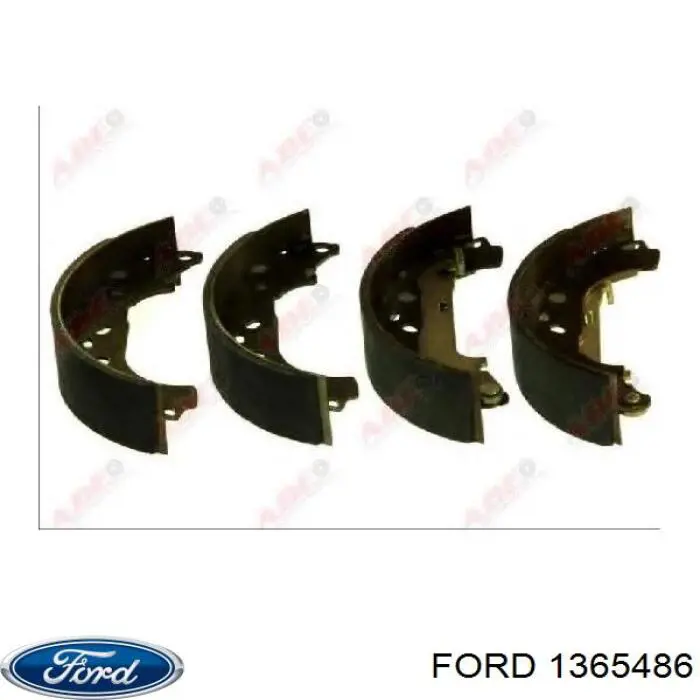 1365486 Ford zapatas de frenos de tambor traseras