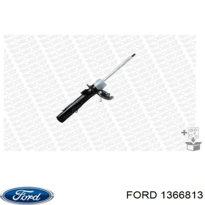 1366813 Ford amortiguador delantero derecho