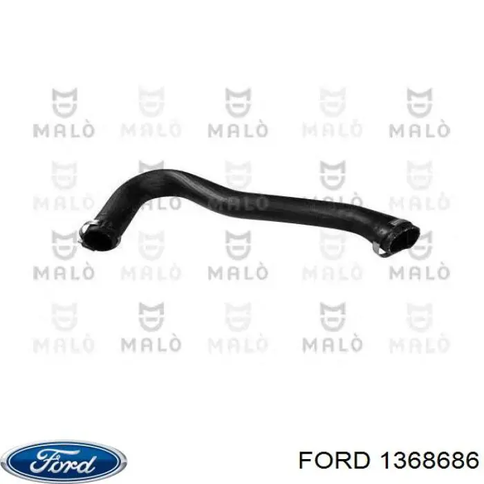 1368686 Ford tubo flexible de aire de sobrealimentación izquierdo