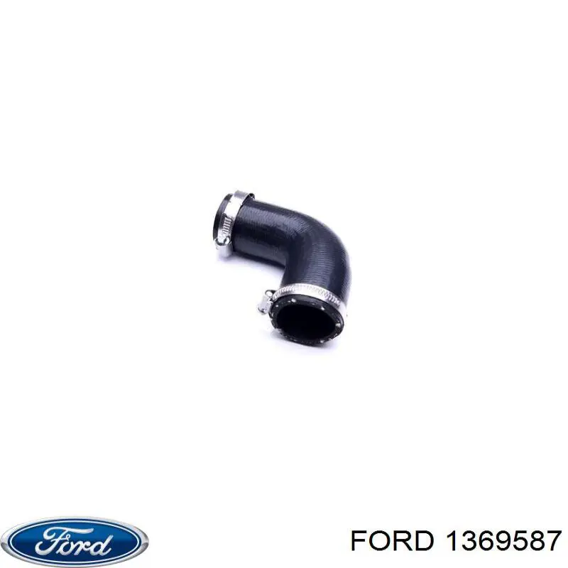 1369587 Ford tubo flexible de aire de sobrealimentación izquierdo