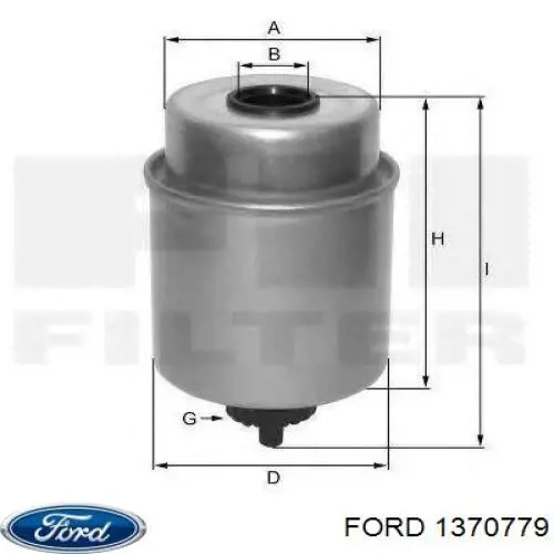 1370779 Ford filtro combustible
