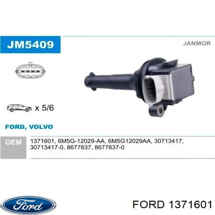 Comprar 1371601 Ford Bobina